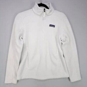 Patagonia Sweater Synchilla Marsupial Pullover Women Small White Classic